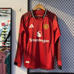 Manchester United 2025-26 Home Kit – Full Sleeve Player Edition