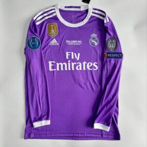 Real Madrid 16/17 Purple Retro Kit – Full Sleeve