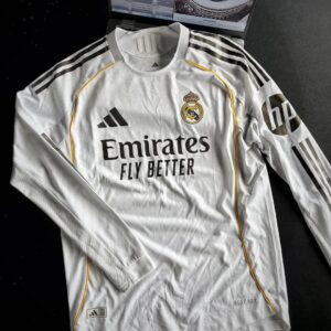 Real Madrid 25-26 Home Kit (Full Sleeve - Player Edition)